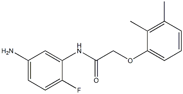 N-(5-amino-2-fluorophenyl)-2-(2,3-dimethylphenoxy)acetamide Structure
