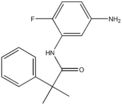 N-(5-amino-2-fluorophenyl)-2-methyl-2-phenylpropanamide Structure