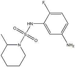 N-(5-amino-2-fluorophenyl)-2-methylpiperidine-1-sulfonamide Structure