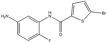 N-(5-amino-2-fluorophenyl)-5-bromothiophene-2-carboxamide Structure