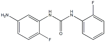N-(5-amino-2-fluorophenyl)-N'-(2-fluorophenyl)urea 구조식 이미지