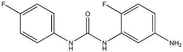 N-(5-amino-2-fluorophenyl)-N'-(4-fluorophenyl)urea 구조식 이미지