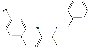 N-(5-amino-2-methylphenyl)-2-(benzyloxy)propanamide Structure