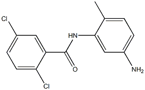 N-(5-amino-2-methylphenyl)-2,5-dichlorobenzamide 구조식 이미지