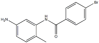 N-(5-amino-2-methylphenyl)-4-bromobenzamide Structure