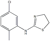 N-(5-chloro-2-methylphenyl)-4,5-dihydro-1,3-thiazol-2-amine Structure