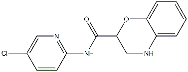 N-(5-chloropyridin-2-yl)-3,4-dihydro-2H-1,4-benzoxazine-2-carboxamide 구조식 이미지