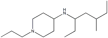 N-(5-methylheptan-3-yl)-1-propylpiperidin-4-amine 구조식 이미지