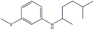 N-(5-methylhexan-2-yl)-3-(methylsulfanyl)aniline Structure