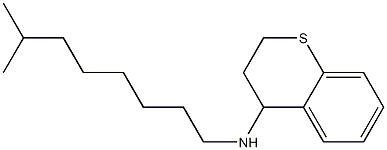 N-(7-methyloctyl)-3,4-dihydro-2H-1-benzothiopyran-4-amine 구조식 이미지
