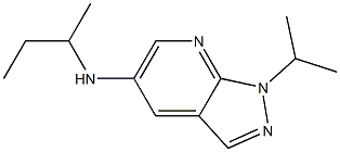 N-(butan-2-yl)-1-(propan-2-yl)-1H-pyrazolo[3,4-b]pyridin-5-amine 구조식 이미지