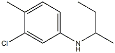 N-(butan-2-yl)-3-chloro-4-methylaniline Structure