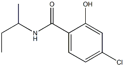 N-(butan-2-yl)-4-chloro-2-hydroxybenzamide 구조식 이미지