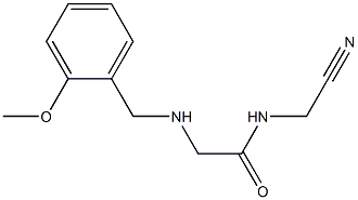 N-(cyanomethyl)-2-{[(2-methoxyphenyl)methyl]amino}acetamide Structure