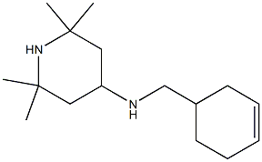 N-(cyclohex-3-en-1-ylmethyl)-2,2,6,6-tetramethylpiperidin-4-amine Structure