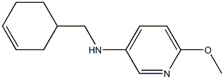 N-(cyclohex-3-en-1-ylmethyl)-6-methoxypyridin-3-amine 구조식 이미지