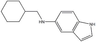 N-(cyclohexylmethyl)-1H-indol-5-amine 구조식 이미지