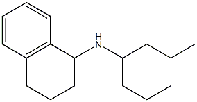 N-(heptan-4-yl)-1,2,3,4-tetrahydronaphthalen-1-amine 구조식 이미지