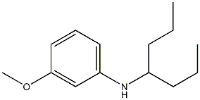 N-(heptan-4-yl)-3-methoxyaniline 구조식 이미지