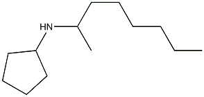 N-(octan-2-yl)cyclopentanamine Structure