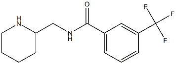 N-(piperidin-2-ylmethyl)-3-(trifluoromethyl)benzamide 구조식 이미지