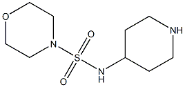 N-(piperidin-4-yl)morpholine-4-sulfonamide Structure