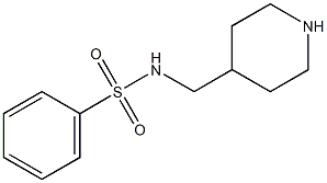 N-(piperidin-4-ylmethyl)benzenesulfonamide Structure