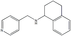 N-(pyridin-4-ylmethyl)-1,2,3,4-tetrahydronaphthalen-1-amine Structure