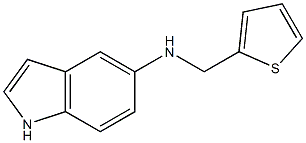 N-(thiophen-2-ylmethyl)-1H-indol-5-amine Structure