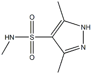 N,3,5-trimethyl-1H-pyrazole-4-sulfonamide 구조식 이미지