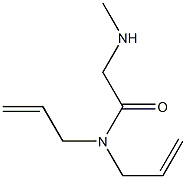 N,N-diallyl-2-(methylamino)acetamide Structure