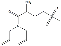 N,N-diallyl-2-amino-4-(methylsulfonyl)butanamide 구조식 이미지