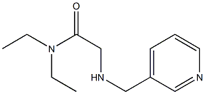 N,N-diethyl-2-[(pyridin-3-ylmethyl)amino]acetamide Structure