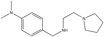 N,N-dimethyl-4-({[2-(pyrrolidin-1-yl)ethyl]amino}methyl)aniline Structure