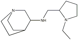 N-[(1-ethylpyrrolidin-2-yl)methyl]-1-azabicyclo[2.2.2]octan-3-amine 구조식 이미지