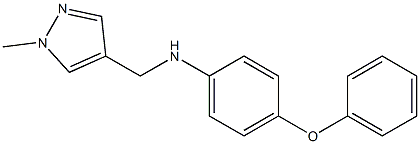 N-[(1-methyl-1H-pyrazol-4-yl)methyl]-4-phenoxyaniline 구조식 이미지