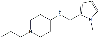 N-[(1-methyl-1H-pyrrol-2-yl)methyl]-1-propylpiperidin-4-amine Structure