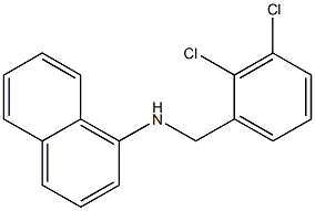 N-[(2,3-dichlorophenyl)methyl]naphthalen-1-amine 구조식 이미지