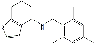 N-[(2,4,6-trimethylphenyl)methyl]-4,5,6,7-tetrahydro-1-benzofuran-4-amine 구조식 이미지