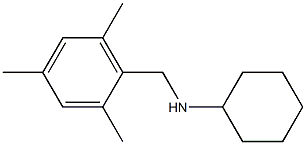 N-[(2,4,6-trimethylphenyl)methyl]cyclohexanamine Structure