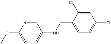 N-[(2,4-dichlorophenyl)methyl]-6-methoxypyridin-3-amine Structure