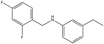 N-[(2,4-difluorophenyl)methyl]-3-ethylaniline 구조식 이미지