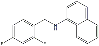 N-[(2,4-difluorophenyl)methyl]naphthalen-1-amine Structure