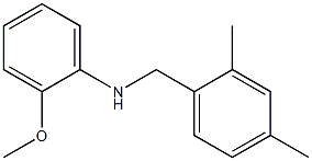 N-[(2,4-dimethylphenyl)methyl]-2-methoxyaniline 구조식 이미지