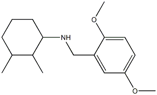 N-[(2,5-dimethoxyphenyl)methyl]-2,3-dimethylcyclohexan-1-amine 구조식 이미지