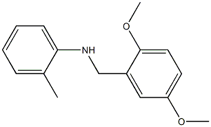 N-[(2,5-dimethoxyphenyl)methyl]-2-methylaniline 구조식 이미지