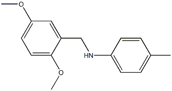 N-[(2,5-dimethoxyphenyl)methyl]-4-methylaniline Structure