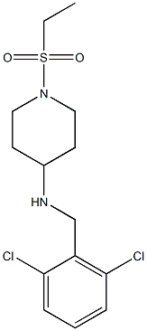 N-[(2,6-dichlorophenyl)methyl]-1-(ethanesulfonyl)piperidin-4-amine 구조식 이미지