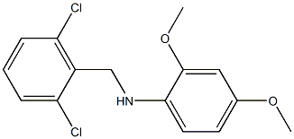 N-[(2,6-dichlorophenyl)methyl]-2,4-dimethoxyaniline Structure