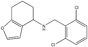 N-[(2,6-dichlorophenyl)methyl]-4,5,6,7-tetrahydro-1-benzofuran-4-amine 구조식 이미지